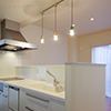 札幌の新築一戸建て・注文住宅施工例：コンセプトデザインハウス　キッチン
