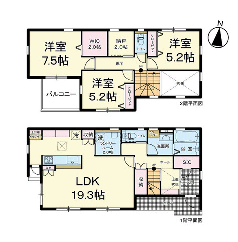 シアンズコート岡田 1号地 間取り