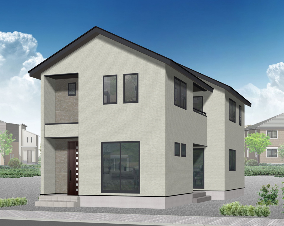 フォリア多賀城八幡セカンドステージ　13号地外観イメージ