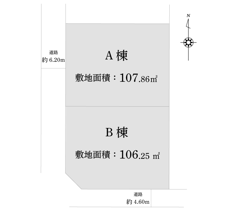 フォリア北区真畔町I区画図