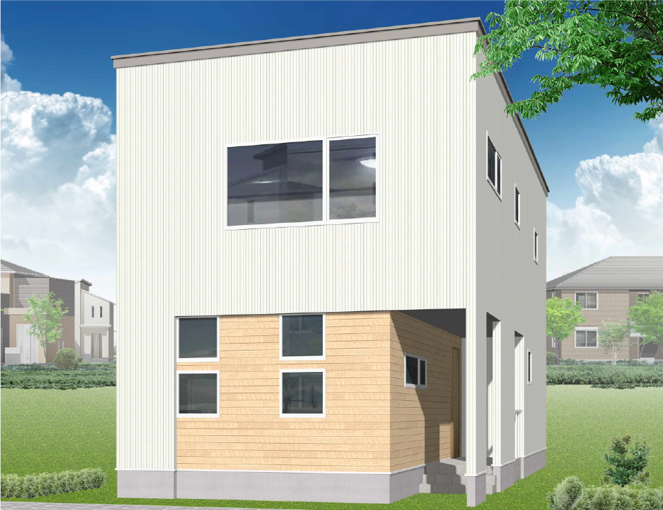 札幌市手稲区富丘の新築一戸建て分譲住宅「フォリア富丘４条」パース